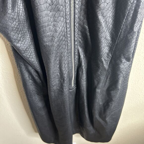 Guess Sport Dress Scale Print Black 10 Sleeveless Mock Neck Athletic - Picture 10 of 11